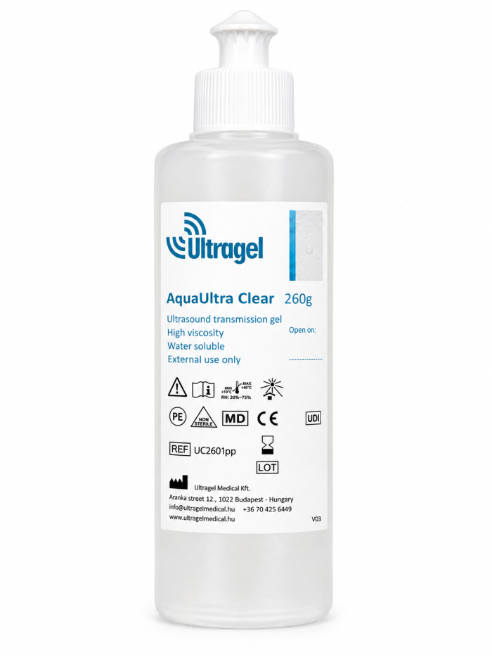 AquaUltra Clear 260 g Push-Pull-Ultraschallgel